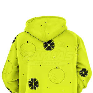 Sudadera con capucha para hombre, impresa con serigrafía, fabricada en fábrica, resistente al viento, para venta en línea, de la mejor calidad, hecha de algodón. - Product Image 5