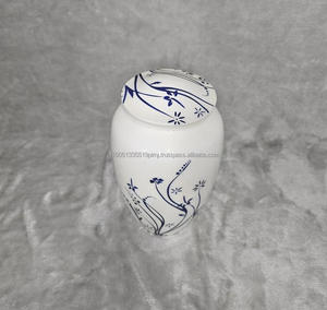 Urnes de crémation en aluminium blanc de haute qualité pour les cendres humaines Urnes de crémation commémoratives en métal pour les cendres masculines et féminines adultes - Product Image 5