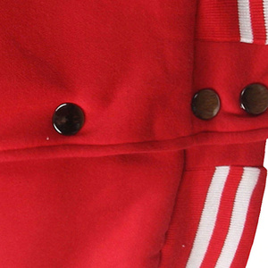 Chaqueta de Invierno Premium para Hombre, Estilo Universitario, de Lona y Cuero, con Cuello Alto, Manga Larga, Chaqueta Universitaria con Logotipo de Equipo Personalizado, Mezcla de Lana - Product Image 6