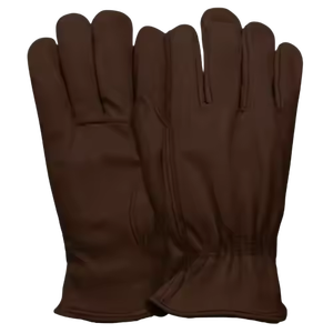 Best Performance Heavy Duty Cowhide Grain Leather General Purpose <b>Driver</b> <b>Gloves</b> Elastic Cuff Tear-Resistant Industrial Safety - Product Image 5