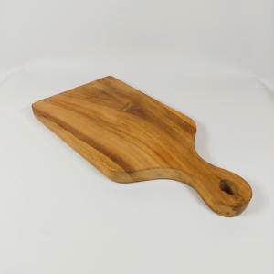 KANGTO Bloc à découper en bois de teck ancien de couleur naturelle originaire d'Indonésie pour la cuisine - Product Image 2