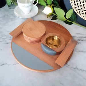Brûleur d'encens exclusif en résine époxy et bois naturel, fait main, style classique islamique, pour Bakhoor, Oud et encens - Product Image 4