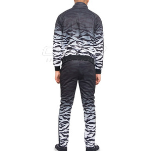Conjuntos Deportivos de Dos Piezas de Algodón Transpirable Bordado para Invierno, Trajes Deportivos Casuales para Hombre, Nuevo Conjunto Deportivo con Logotipo Personalizado, Color Blanco - Product Image 3
