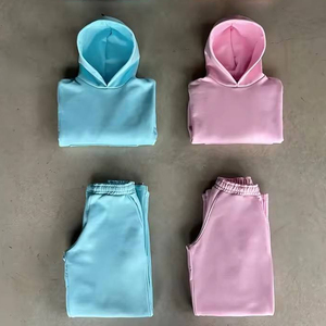 Full Customized Men Tracksuit For Online Sale Easy Wear Hooded Casual Men Winter Wear Zipper Tracksuit Set - Product Image 4