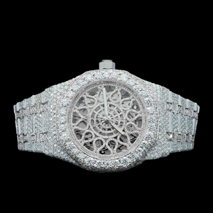 Best Selling Unique Dial Iced Out HipHop Moissanite Diamond <b>Arabic</b> Numerals With Classic Featuring Man's Party Wear Trendy <b>Watch</b> - Product Image 6