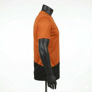 Custom Logo Oversize Mens Tshirt Cotton Drop Shoulder Streetwear Mock Neck Plain Crop <b>t</b> <b>Shirt</b> for Men - Product Image 3