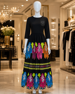 2026 Skirts Embroidery Women Customized High Quality Pacific Island Wear Micronesian Fabric Embroidery Work Skirts Custom - Product Image 5