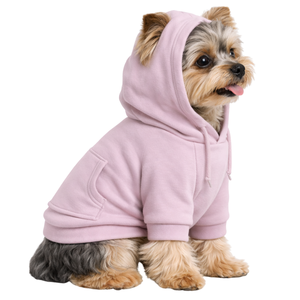 Sudadera con capucha para perros Puppy Paws, suéter de lana suave para mascotas con capucha, jersey cálido y acogedor para invierno, ropa informal para perros pequeños y medianos - Product Image 3