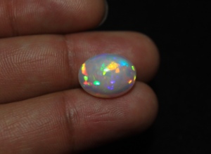 Premium Quality Natural Ethiopian Opal 14.5x11x6.5mm Oval Cut Multi Color Fire Color Play 6 Carat Loose for Jewelry Making - Product Image 6