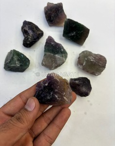 Fluorite naturelle multicolore en blocs bruts – Vente en gros de pierres de fluorite brute - Product Image 2