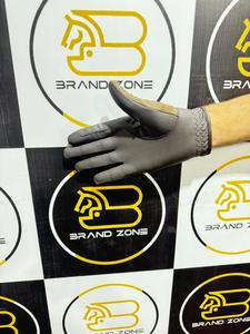 ถุงมือขี่ม้า BRAND ZONE สีดำ เทา ทอง ตาข่ายหนังสังเคราะห์ ไนลอน สแปนเด็กซ์ Guantes para montar a caballo Reithandschuhe - Product Image 5