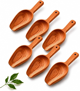Cuchara de madera para café, cuchara de madera para té en polvo, cuchara medidora de madera natural, cuchara de madera ecológica - Product Image 6