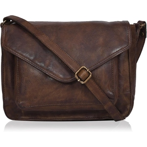 Bolso de hombro de cuero de vaca de primera calidad para mujer, con acabado granulado, tipo bandolera, para uso casual. - Product Image 5