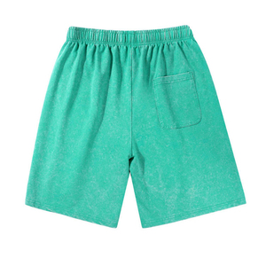 Shorts Bermuda Cargo pour Homme en Molleton Français 100% Polyester Lavé, Imprimé, Respirant, Taille Élastique avec Cordon de Serrage, Décontracté, Sportif, Été - Product Image 3