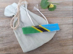 Unisex Summer Luxury Charm Fashion Handmade Embroidery Multicolor Beaded <b>Bangles</b> Gifts <b>for</b> <b>Men</b> and Women From India - Product Image 2