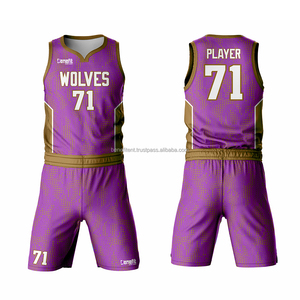 Ensemble de maillots de basket-ball de haute qualité, imprimé numérique, grande taille, respirant, séchage rapide, antibactérien, pour hommes adultes - Product Image 3