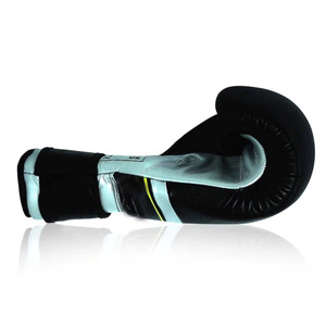 Black Mint Leather Boxing Gloves for Closure Adjustable <b>Wrist</b> <b>Strap</b> for Adults Breathable Design Customized Packaging Boxing - Product Image 1