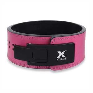 เข็มขัดยกน้ำหนักหนังวัวแท้แบบหนา พร้อมหัวเข็มขัดแบบคันโยก ป้องกันเอว สำหรับออกกำลังกาย ซิทอัพ และยกน้ำหนัก - Product Image 2