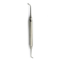 Cuillère à os dentaire pour greffe, 4 mm, en acier inoxydable, instrument chirurgical pour greffe d'os, kit d'implantologie parodontale