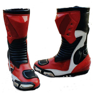 Bottes de course de moto de qualité supérieure, maillot de course, chaussures en cuir personnalisées, respirantes, imperméables, coupe-vent, chaussures de moto - Product Image 6