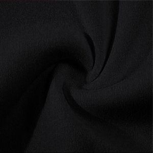 Survêtement unisexe noir à capuche, manches longues, couleur unie, en coton, sweat-shirt décontracté et pantalon à cordon, vêtements d'automne, OEM ODM - Product Image 4