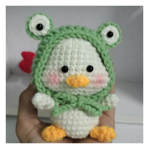 Llavero de animales de ganchillo Amigurumi, lindo juguete de peluche hecho a mano, regalo con logo personalizado para niños, amantes, recuerdo de vacaciones - Product Image 3