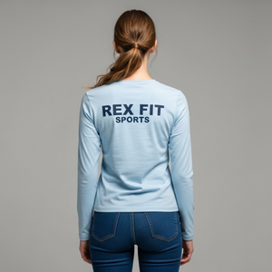 Camisetas de Manga Larga para Mujer, de Primera Calidad, Corte Regular, Diseño Moderno, Transpirables, Comprimidas, Personalizables, Casuales de Alta Calidad - Product Image 5