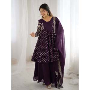 Conjunto de Traje Elegante con Bordado de Lentejuelas para Mujer, Accesorio de Moda para Fiestas - Product Image 2