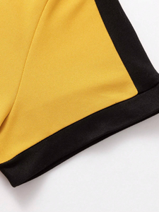 เสื้อโปโลและกางเกงขาสั้นลายเรียบแบบยูนิเซ็กซ์รุ่นใหม่ปี 2026 ระบายอากาศได้ดี น้ำหนักเบา ผ้าไม่ยับ ราคาขายส่ง - Product Image 5
