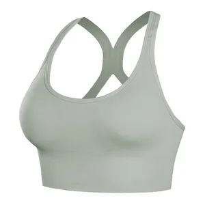Soutien-gorge de sport pour femmes en polyester, personnalisable avec logo, bandes et taille sur mesure – Nouvelle collection en promotion - Product Image 1