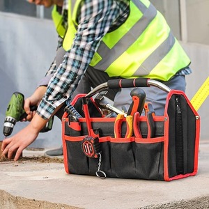 Vietnam <b>Tool</b> <b>Bag</b> Heavy-duty Spacious Multi-Pockets Ultra-durable <b>Bag</b> Customizable with Zipper Closure 25cm - Product Image 3