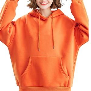 Sudadera con capucha personalizada de color liso Y2K para mujer, con hombros caídos, 420GSM, de peso pesado, transpirable, con cremallera completa, estilo oversize - Product Image 6