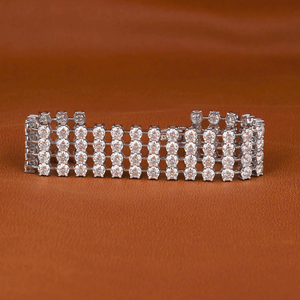 Bracelet de luxe en argent sterling 925 plaqué or rose, avec croix sertie de moissanite, certifié GRA, style hip-hop, motif croix chrétienne - Product Image 4
