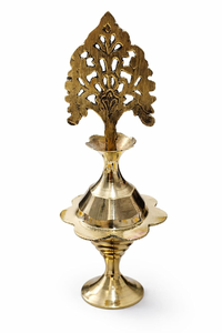 Caja de latón puro Surma Dani con barra de Surma, estuche tradicional para Kajal para mujeres, contenedor de Kohl, soporte decorativo vintage de latón para delineador de ojos - Product Image 2