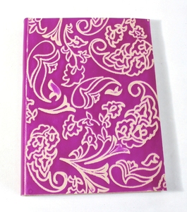Best Quality <b>Notebook</b> Handmade Recycled Cotton Paper High Quality Genuine Pink Goat TC Leather <b>Journal</b> Debossed Design For Your - Product Image 4