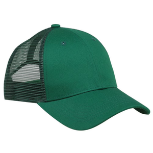 Dark Green Mesh <b>Snapback</b> <b>Cap</b> 6-Panel Adjustable Fit Unisex Casual Style Solid Color Hat Spring Summer Wear - Product Image 2