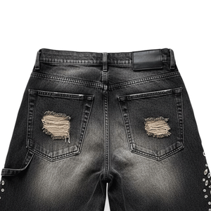 Fabricante de Shorts de Mezclilla con Pedrería Personalizados, con Soporte para Desarrollo de MOQ Bajo para Marcas Emergentes - Product Image 5