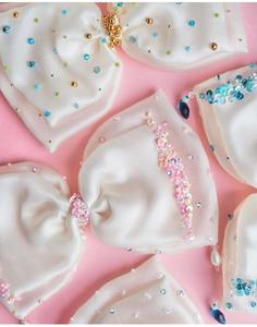 Cute Luxury Eco-Friendly Adjustable Pink Beaded Hair <b>Bow</b> <b>Clip</b> Handmade Ribbon Colorful Beads Tassel Hair Accessories Women 13 CM - Product Image 4