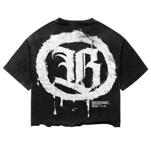 Camisetas Unisex de Algodón 100% de Alta Calidad con Logotipo Personalizado, Estampado en Serigrafía y Bajo con Efecto Desgastado, del Mejor Fabricante de Ropa - Product Image 3