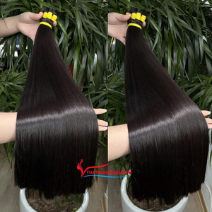 Prix usine noir naturel droite Extensions de cheveux en vrac 100% Super haute qualité cheveux humains vietnamiens pas d'enchevêtrement grand en Stock - Product Image 2