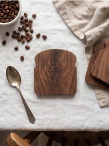 Best Quality Eco-Friendly Wooden Coaster Rustic Classic Style Design Customized Color Custom Size Belladec BI-WT568 Restaurant - Product Image 6