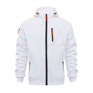Custom Softshell Technical <b>Jacket</b> Windproof <b>Waterproof</b> Full Zip Hooded Fleece Lined Multi Pocket Ski Outdoor Performance Wear - Product Image 1