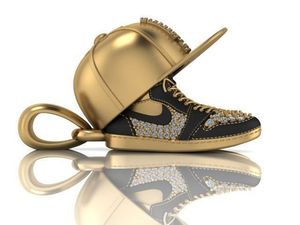Collar de Plata de Ley 925 con Colgante de Gorra de Zapatillas de Hip Hop Personalizadas y Diamantes Cultivados en Laboratorio, Joyería Streetwear, Fabricante - Product Image 5