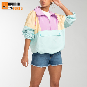 Vestes coupe-vent imperméables légères en polyester pour femmes, avec capuche réglable, poches, imperméables, coupe-vent, toucher doux, pour la randonnée et les voyages - Product Image 4