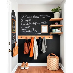 Customizable MDF Wall Shelf with Chalkboard Surface - Wholesale Prices - Product Image 2