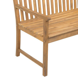 Banc de jardin moderne en teck massif, avec coussin écologique et finitions de haute qualité pour une utilisation en extérieur - Product Image 4