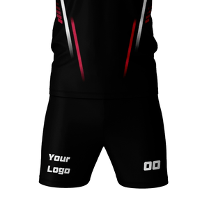 Nouvel ensemble maillot de football pour homme 2026 – Col en V, manches courtes, polyester, sublimation, personnalisable avec nom d'équipe – Idéal pour clubs et matchs - Product Image 5