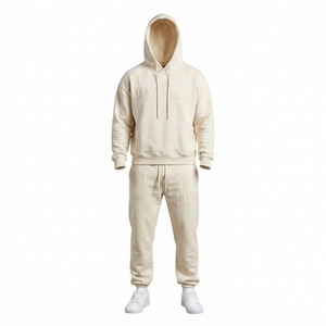 Conjunto de Sudadera con Capucha Oversize y Pantalones Jogger de Algodón Pesado Personalizado, Estilo Urbano, Venta al por Mayor OEM ODM - Product Image 3