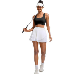 Soutien-gorge de sport à fermeture éclair avant pour femme, bonnets moulés, maintien élevé, dos nageur sans coutures, respirant, séchage rapide, compression, pour la course et la gym - Product Image 5