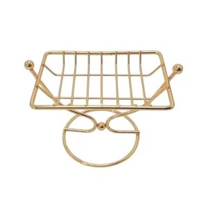 Cheap Price Standard Design Oval Shape Decorative Soap Dish Prime Quality Stainless Steel <b>Black</b> Color Soap Dish And Stand - Product Image 3